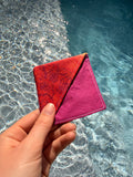 Marque page rose et rouge