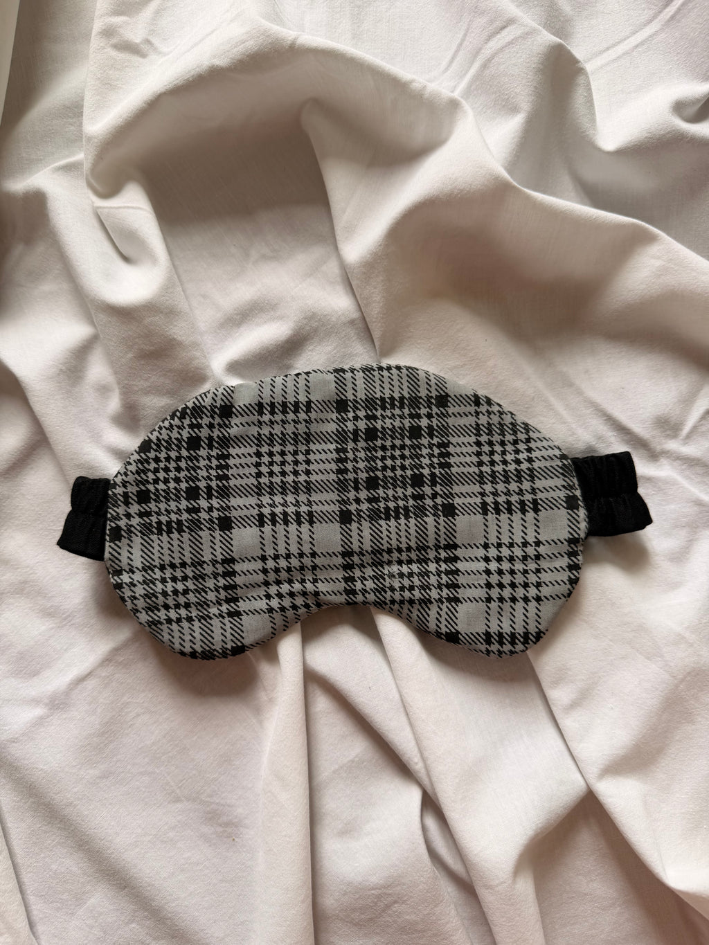 Masque de nuit tartan noir
