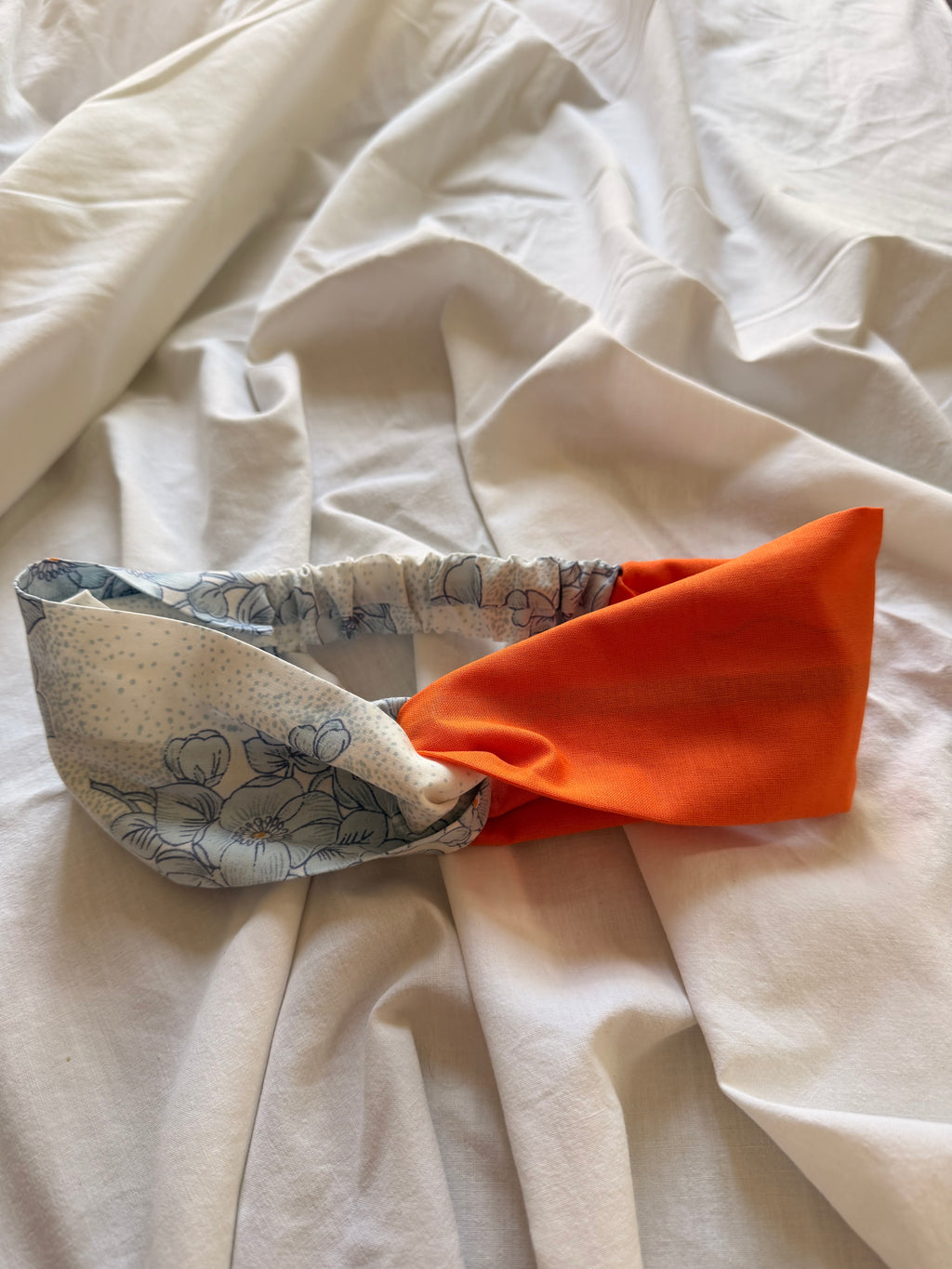Bandeau fleuri orange
