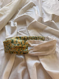 Bandeau fleuri vert et blanc