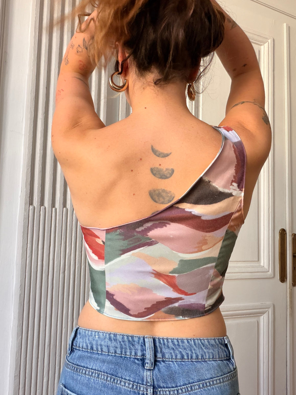 Top Asymétrique Imprimé
