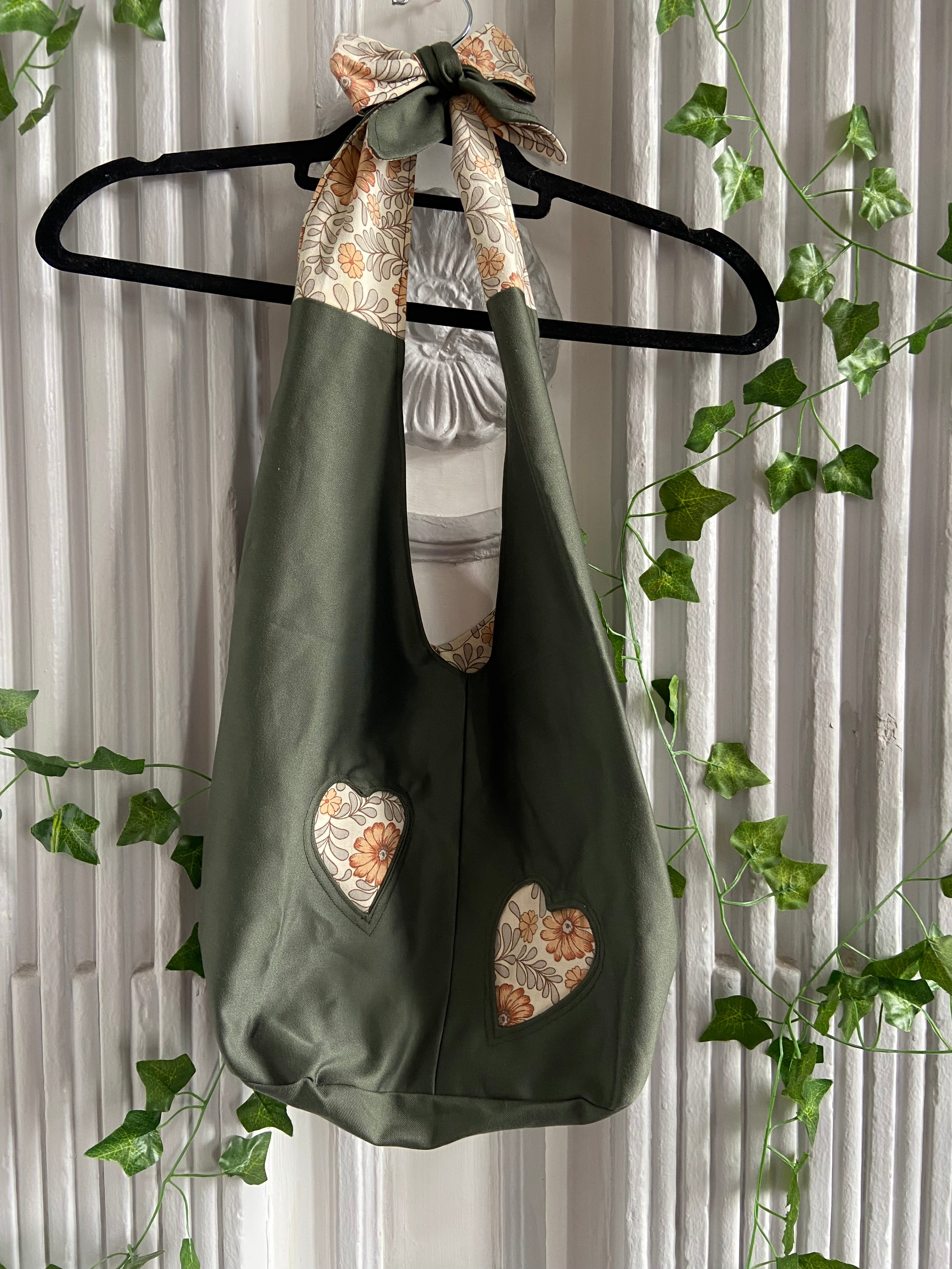 Sac coeur kaki
