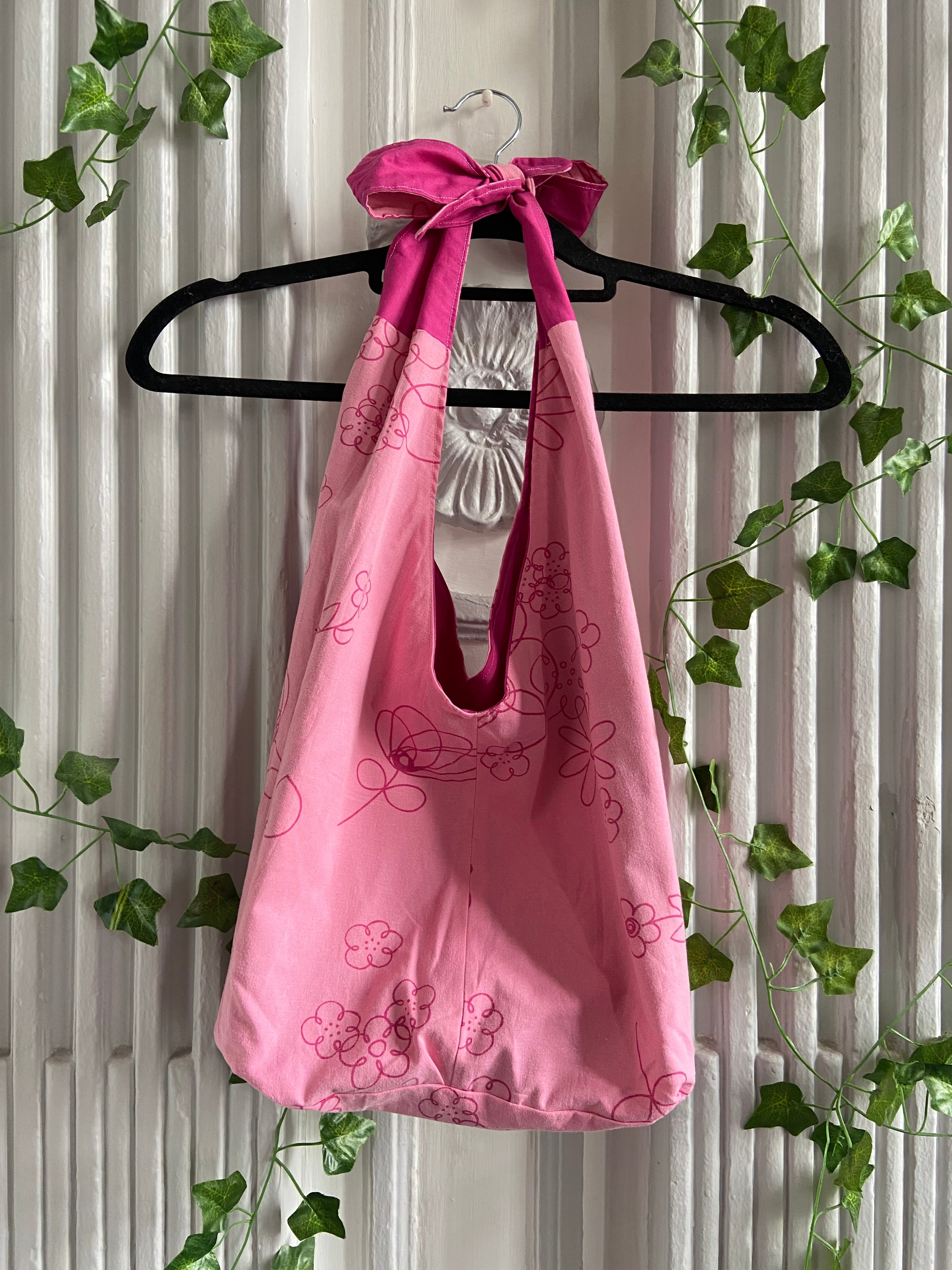 Sac coeur rose