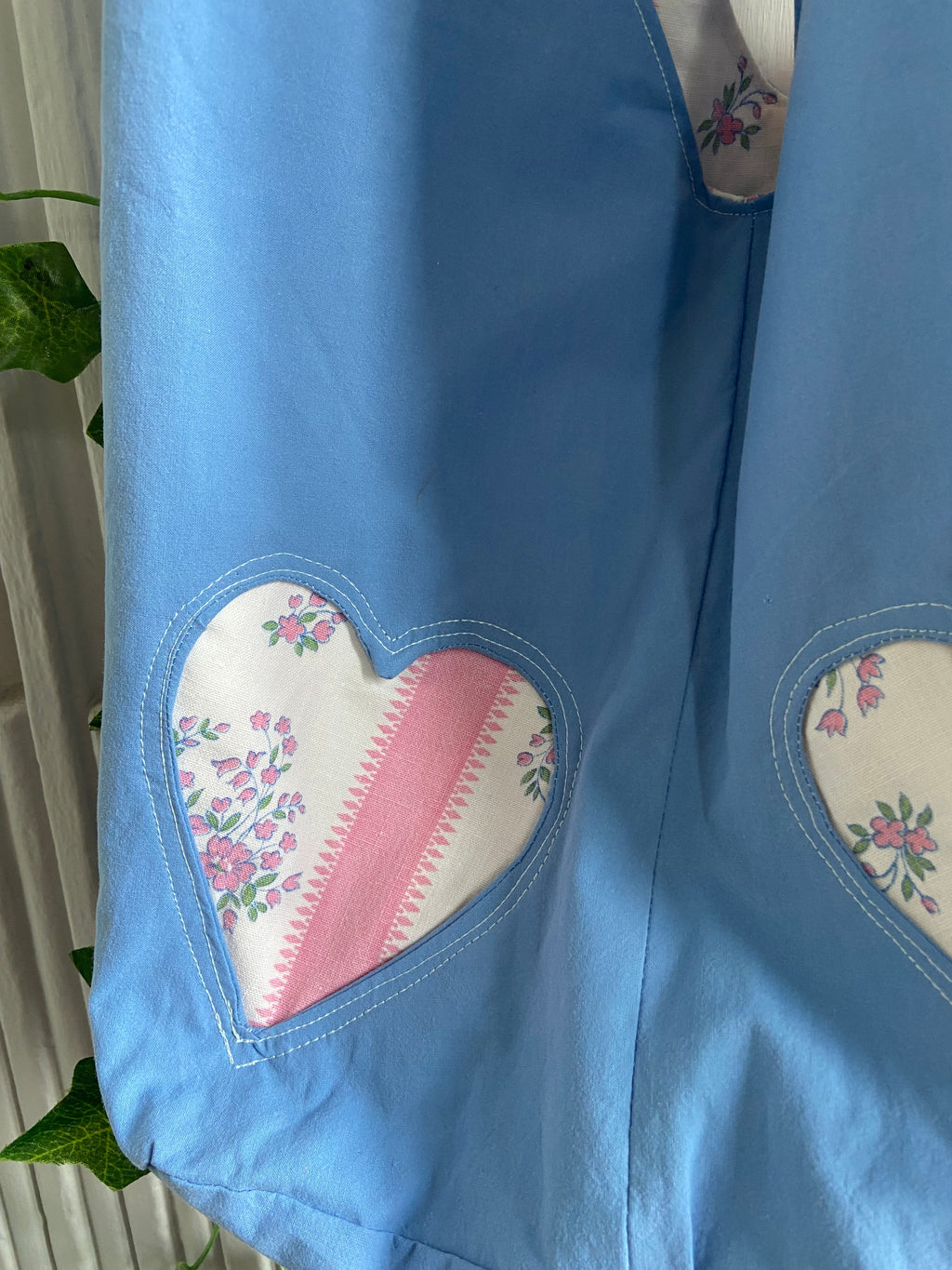 Sac cœur rose et bleu