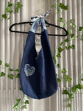 Sac coeur bleu foncé