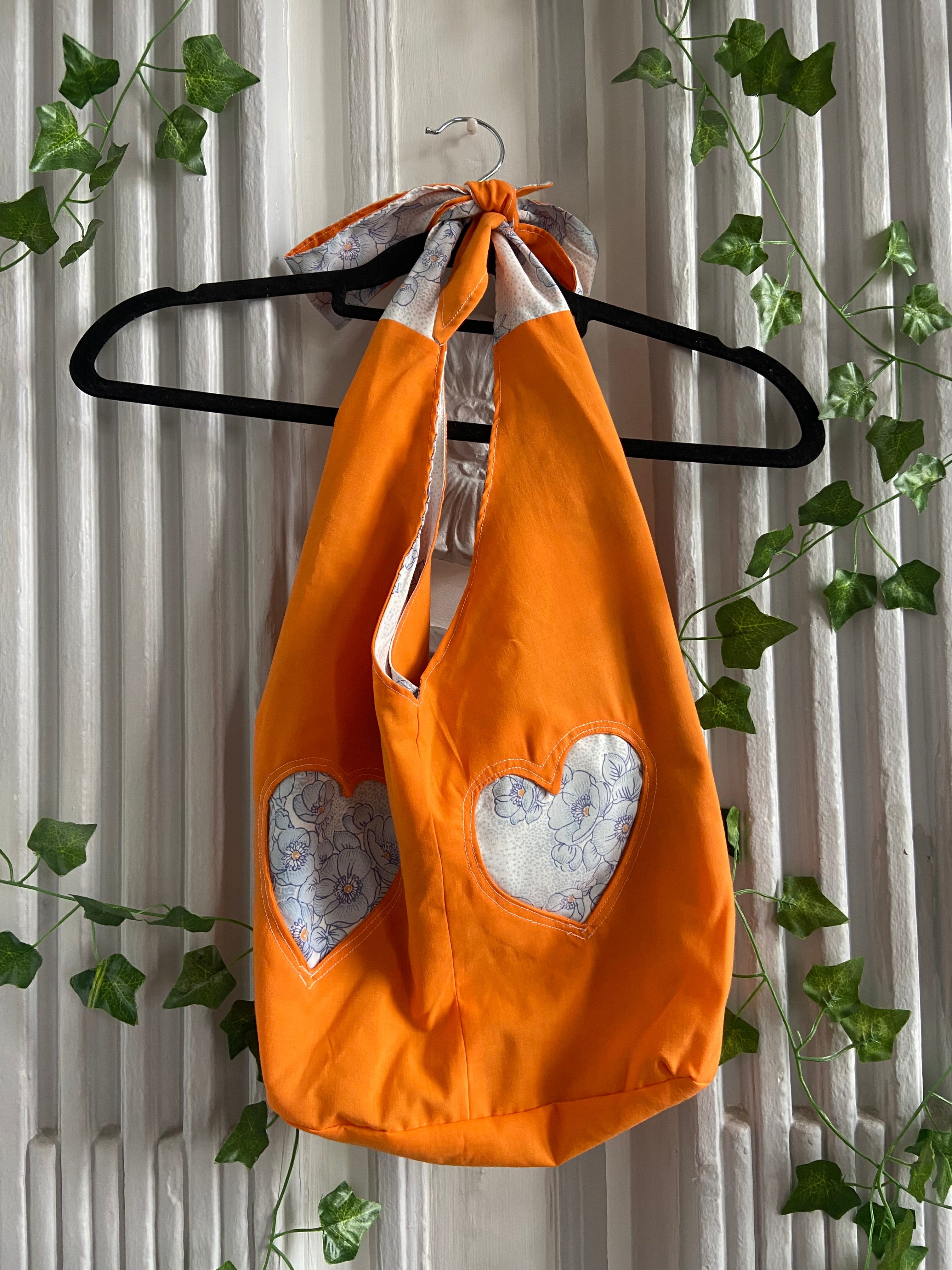 Sac coeur orange
