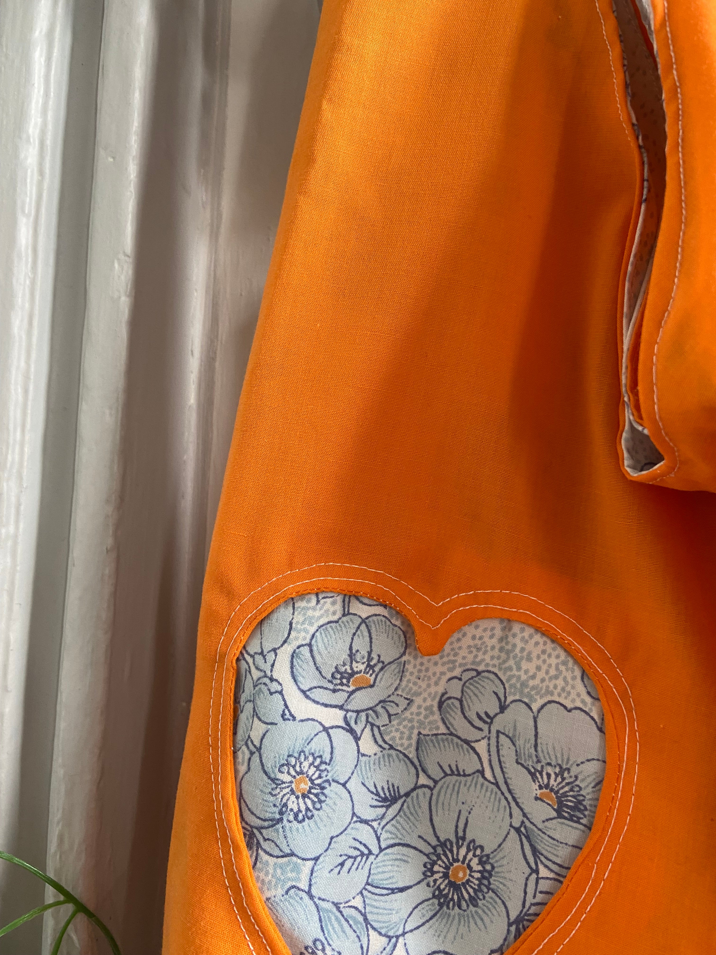 Sac coeur orange